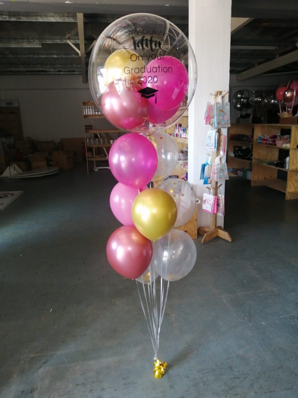 Personalised Helium Balloon Bunch Randzy